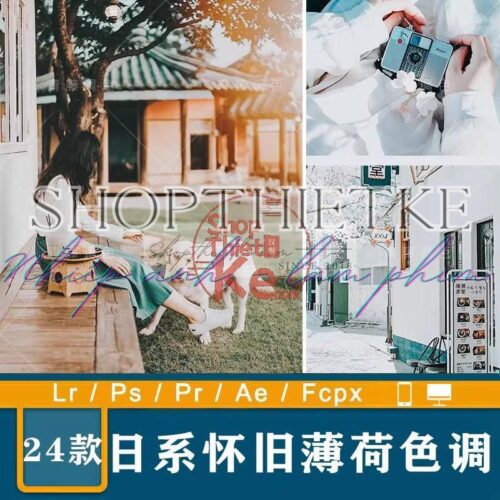 24 Tone Màu Film Cổ Điển Nhật Bản Thích Hợp Ảnh Chân Dung Ngoài Trời (XMP/DNG/CUBE)