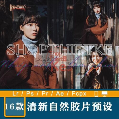 16 Tone Màu Tươi Tự Nhiên Phong Cách Nhật Bản Cho Ảnh Chân Dung (XMP/LR/DNG/CUBE)