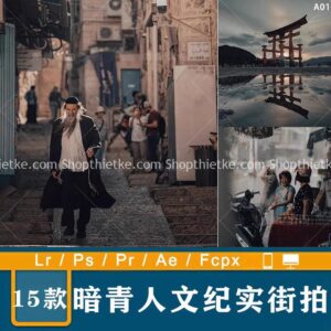 15 Tone Màu Xanh Đậm Thích Hợp Ảnh Chụp Đường Phố (XMP/LR/DNG/CUBE)