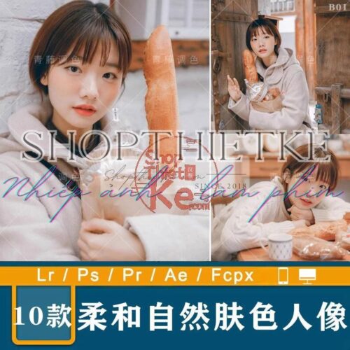 10 Tone Màu Sáng Da Tự Nhiên Ấm Áp Phong Cách Hàn Quốc Mới Nhất 2023 (XMP/LR/DNG/CUBE)