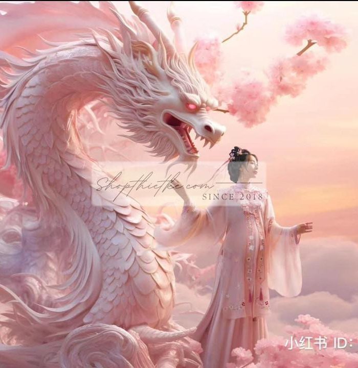09 Mẫu Background Con Rồng Mạnh Mẽ Edit Ảnh Cổ Trang, Ảnh Mẹ Bầu (JPG)