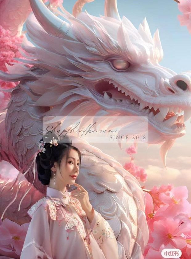 09 Mẫu Background Con Rồng Mạnh Mẽ Edit Ảnh Cổ Trang, Ảnh Mẹ Bầu (JPG)