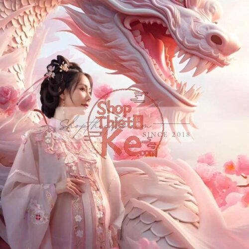 09 Mẫu Background Con Rồng Mạnh Mẽ Edit Ảnh Cổ Trang, Ảnh Mẹ Bầu (JPG)
