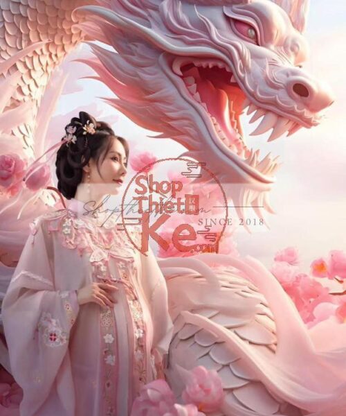 09 Mẫu Background Con Rồng Mạnh Mẽ Edit Ảnh Cổ Trang, Ảnh Mẹ Bầu (JPG)