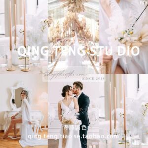 10 Tone Màu Ảnh Cưới Trong Suốt, Tươi Sáng Với Ánh Sáng Tự Nhiên (XMP/DNG/CUBE)