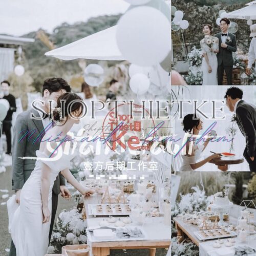 20 Tone Màu Film Lạnh Và Sáng Dành Cho Ảnh Cưới, Phóng Sự Cưới Ngoại Cảnh (XMP/DNG/CUBE)