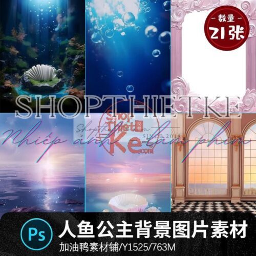 21 Background Bờ Biển Thiên Đường Tone Màu Pastel Cực Đẹp (JPG)