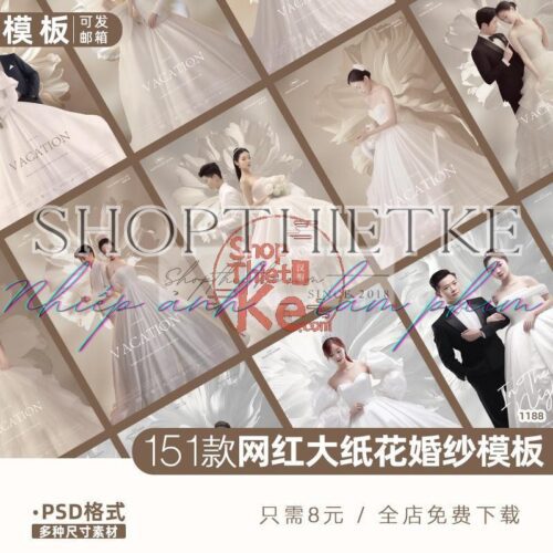 Tổng Hợp 151 Bộ Mẫu PSD Background Hình Ảnh Cưới Ấn Tượng Với Nghệ Thuật Hoa Giấy Tinh Tế