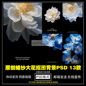 13 Mẫu Hoa Thiết Kế 3D Kích Thước Lớn Ghép Ảnh Cưới Trending 2024 (PSD)