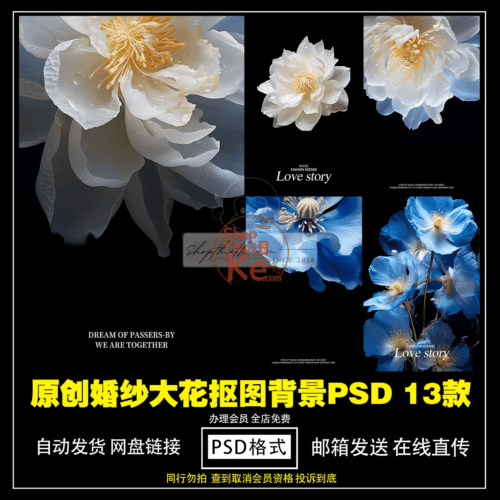 13 Mẫu Hoa Thiết Kế 3D Kích Thước Lớn Ghép Ảnh Cưới Trending 2024 (PSD)