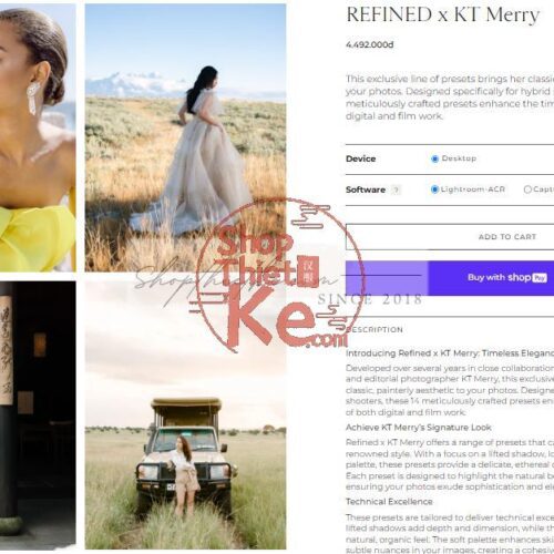 Bộ Preset Độc Đáo - Tinh Tế Mọi Chi Tiết, Hoàn Hảo Cho Ảnh Cưới & Editorial (XMP)