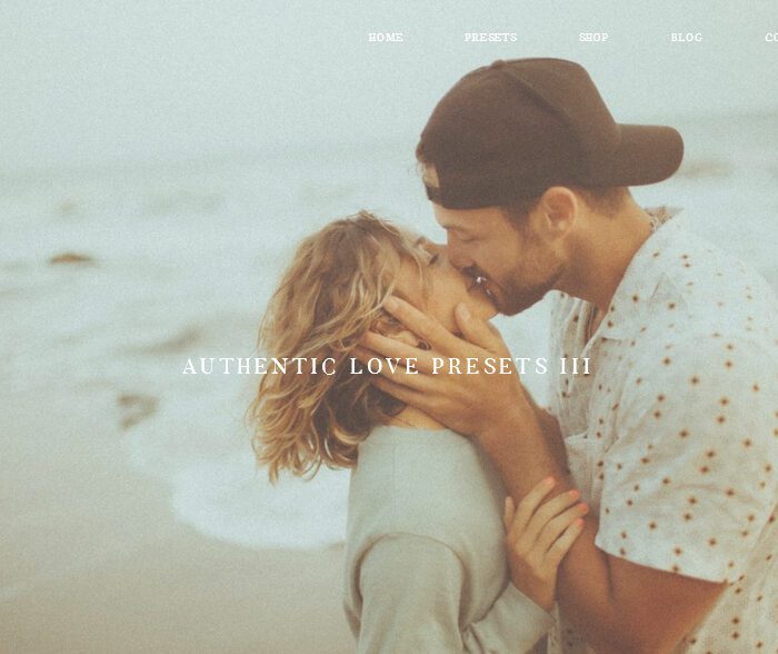 Authentic Love Presets Pack III: Cảm Xúc Chân Thật Qua Từng Khoảnh Khắc (XMP)
