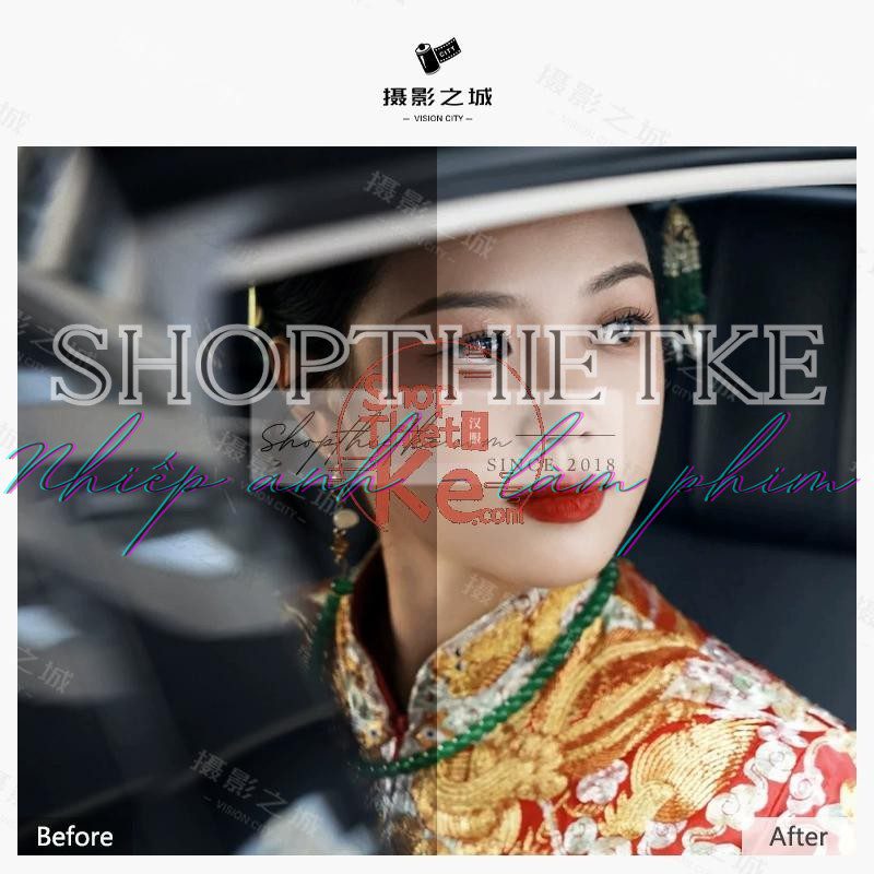 11 Tone Màu Film Cổ Điển Dành Cho Ảnh Cưới Phong Cách Trung Quốc 2024 (XMP/CUBE) 4 shopthietke com anh 180