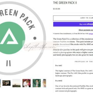 Sắc Nét Tối Đa Cho Ảnh Chân Dung Với The Green Pack II (XMP/Profile)
