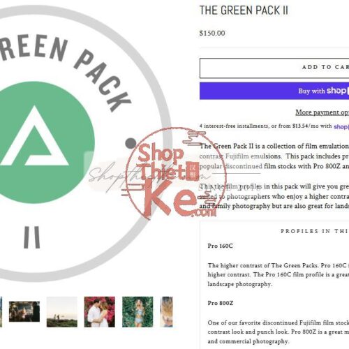 Sắc Nét Tối Đa Cho Ảnh Chân Dung Với The Green Pack II (XMP/Profile)