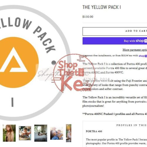 The Yellow Pack I – Bộ Profile Mọi Nhiếp Ảnh Gia Phải Có (XMP/Profile)