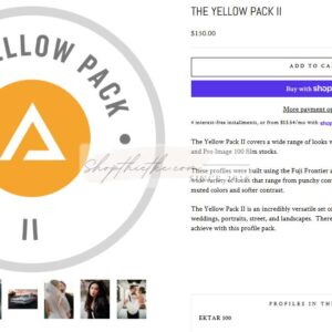The Yellow Pack II – Bộ Profile Phim Đa Năng Cho Mọi Khoảnh Khắc! (XMP/Profile)