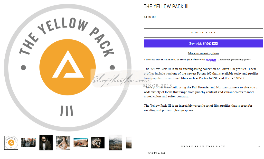 Trải Nghiệm Phim Cổ Điển Với The Yellow Pack III (XMP/Profile) 3 shopthietke com anh