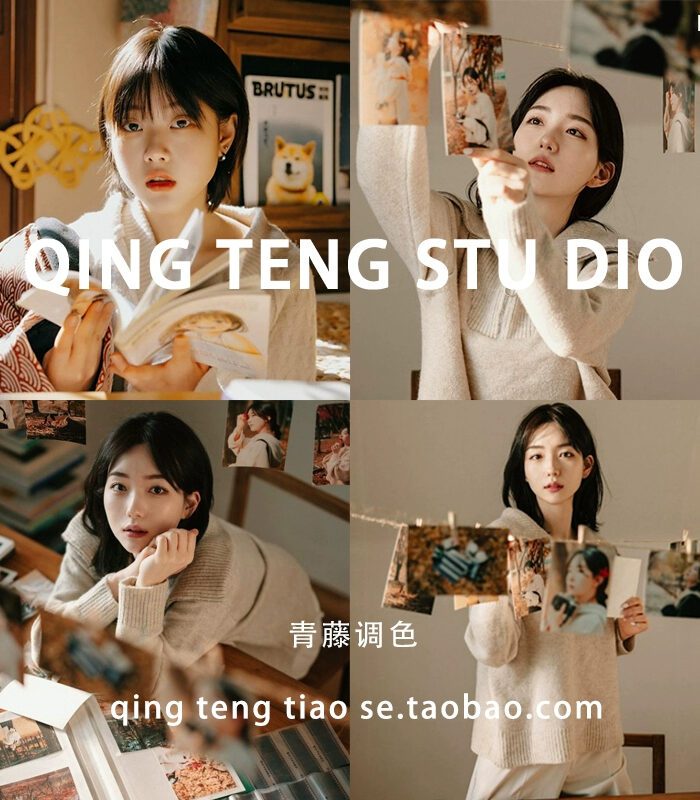 05 Tone Màu Nâu Hàn Quốc Thích Hợp Ảnh Chụp Chân Dung Trong Nhà (XMP)
