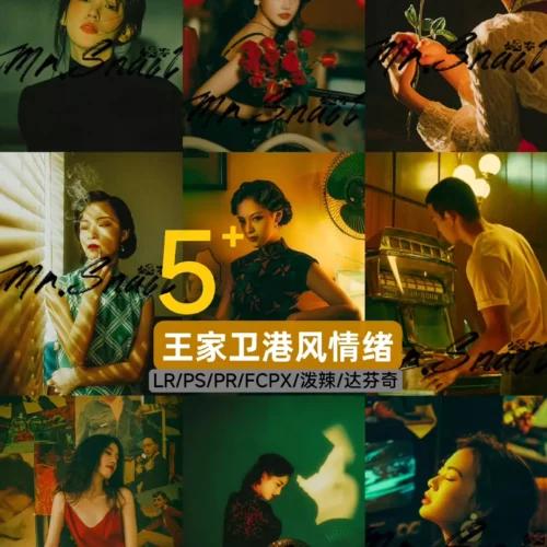 05 Preset & LUTs – Tone Màu Hong Kong Vương Gia Vệ 2025 Đậm Chất Điện Ảnh (XMP/CUBE)