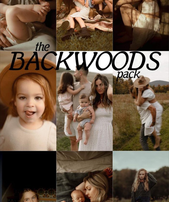 Trang chủ 200 The BACKWOODS Pack – 9 Preset Lightroom Trung Tính và Tĩnh Lặng (XMP)