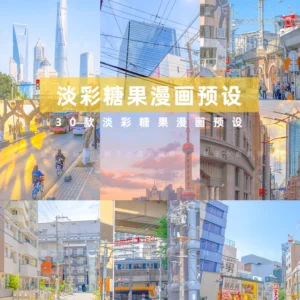 30 Preset Manga Nhật Bản – Streetstyle Và Phong Cảnh Đẹp Mộng Mơ (XMP/DNG/CUBE/COS)