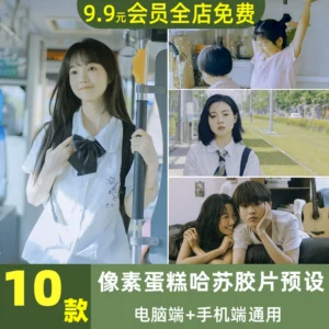 Bộ Preset PixCake Hasselblad Kodak – 10 Màu Phim Cổ Điển XMP & CUBE