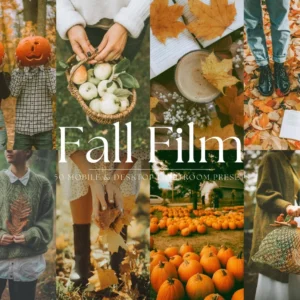 50+ Preset Lightroom Mùa Thu – Retro Film, 35mm, Tone Ấm Cực Chill (XMP/DNG)