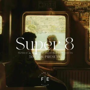 50+ Preset Lightroom Super 8 – Hiệu Ứng Film Cổ Điển, Analog 35mm, Grain Đẹp (XMP/DNG)
