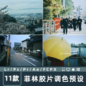 11 Preset & LUT Màu Phim Nhật – Tông Lạnh, Trong Trẻo, Chuẩn Điện Ảnh (XMP/DNG/CUBE/COS)