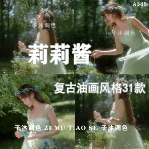 Preset Lilijiang - 31 Màu Vẽ Dầu Pháp Cổ Điển Cho Ảnh Đẹp Sang Trọng (XMP/DNG/CUBE)