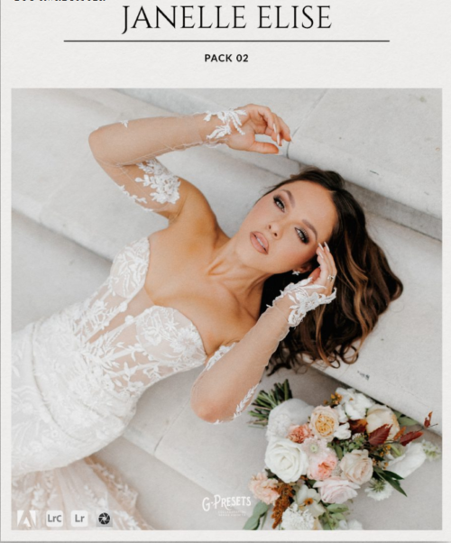 Janelle Elise Pack 02 – Bộ Preset Luxury Dành Cho Ảnh Cưới & Ảnh RAW (XMP)