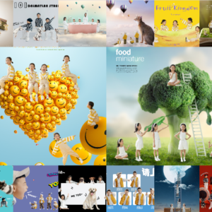 14 Background Rực Rỡ Mùa Hè Ghép Ảnh Trẻ Em Hot Nhất 2025 - Phần 04 (PSD)