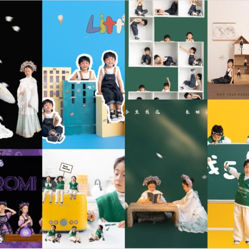 Bộ Sưu Tập Background Trẻ Em Các Chủ Đề Hot 2025 - Phần 01 (PSD)