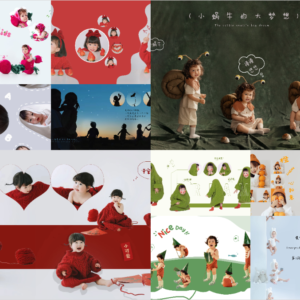 10 Background Baby Mới Nhất Dành Cho Ảnh Chụp Studio Phông Trơn - Phần 02 (PSD)