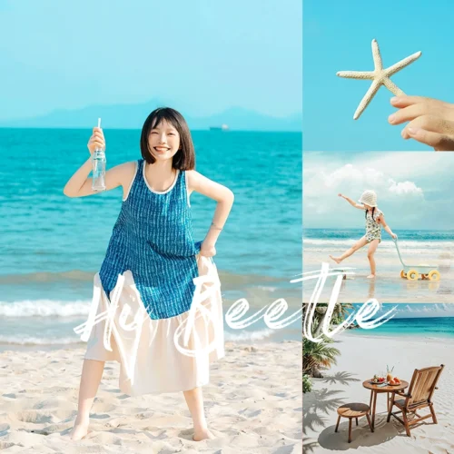 Preset Trung Quốc Cho Ảnh Biển - 10 Tông Màu Rực Rỡ Chuẩn Phong Cách Hè (XMP/CUBE)