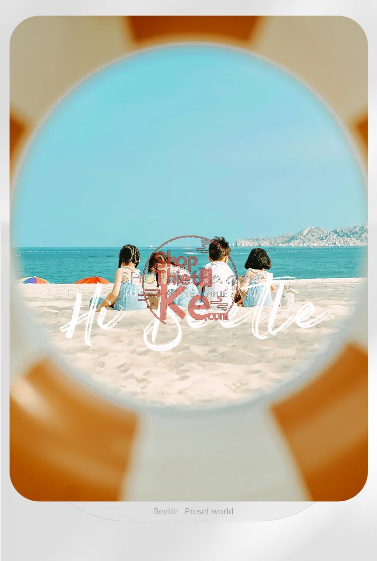Preset Trung Quốc Cho Ảnh Biển - 10 Tông Màu Rực Rỡ Chuẩn Phong Cách Hè (XMP/CUBE) 5 shopthietke com Shopthietke.com 59