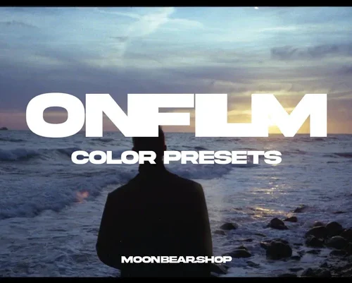 Presets Màu Film OnFilm – Phù Hợp Lightroom, Photoshop, CapCut, FCPX (XMP/CUBE)