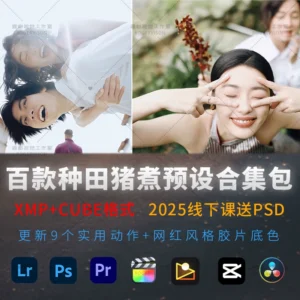 Bộ Preset & LUT Wedding Retro 2025 – Gói Toàn Diện Cho Nhiếp Ảnh Cưới, Đám Hỏi, Phim Tư Liệu (XMP/DNG/CUBE/ Hướng Dẫn)
