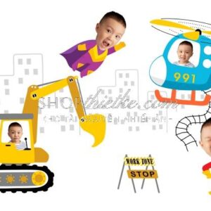 Bộ Sưu Tập 12 PSD Background Ghép Ảnh Cho Bé: Khơi Nguồn Sáng Tạo Độc Đáo (PSD)