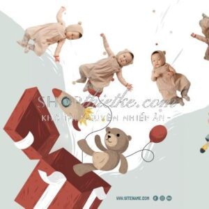 Bộ Sưu Tập 12 PSD Background Ghép Ảnh Cho Bé: Khơi Nguồn Sáng Tạo Độc Đáo (PSD)