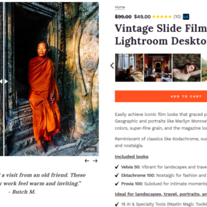Bộ Preset Giả Lập Phim Slide Cổ Điển – Desktop Lightroom (XMP)