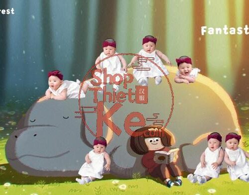 18 PSD Background Cho Bé - Biến Ảnh Thường Thành Cổ Tích (PSD/ Phần 05)