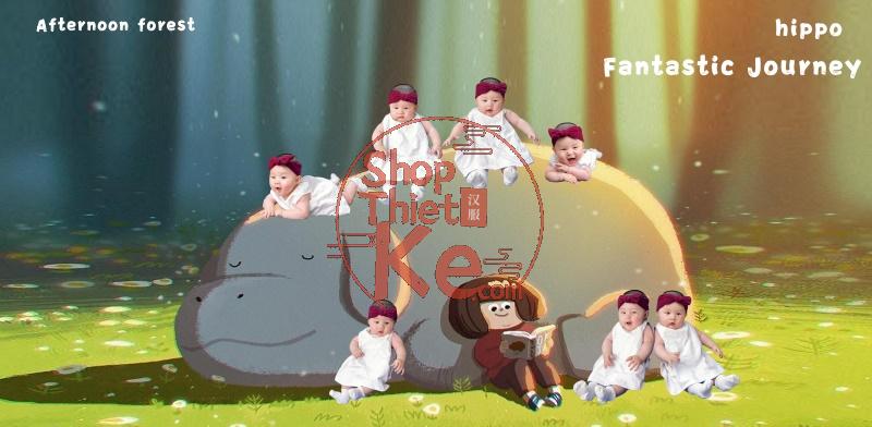 18 PSD Background Cho Bé - Biến Ảnh Thường Thành Cổ Tích (PSD/ Phần 05) 21 shopthietke com 10