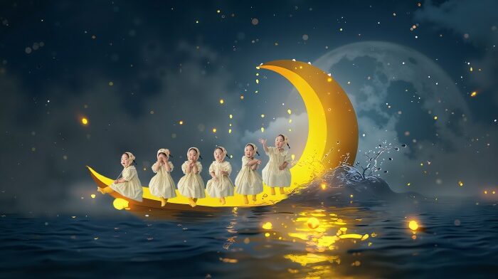 18 PSD Background Cho Bé - Biến Ảnh Thường Thành Cổ Tích (PSD/ Phần 05)