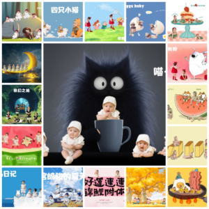 18 PSD Background Cho Bé - Biến Ảnh Thường Thành Cổ Tích (PSD/ Phần 05)