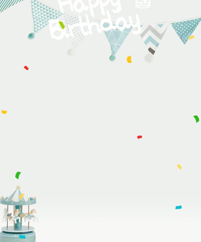 10 Mẫu Background Ghép Ảnh Baby Chủ Đề Sinh Nhật - Happy Birthday (PSD)
