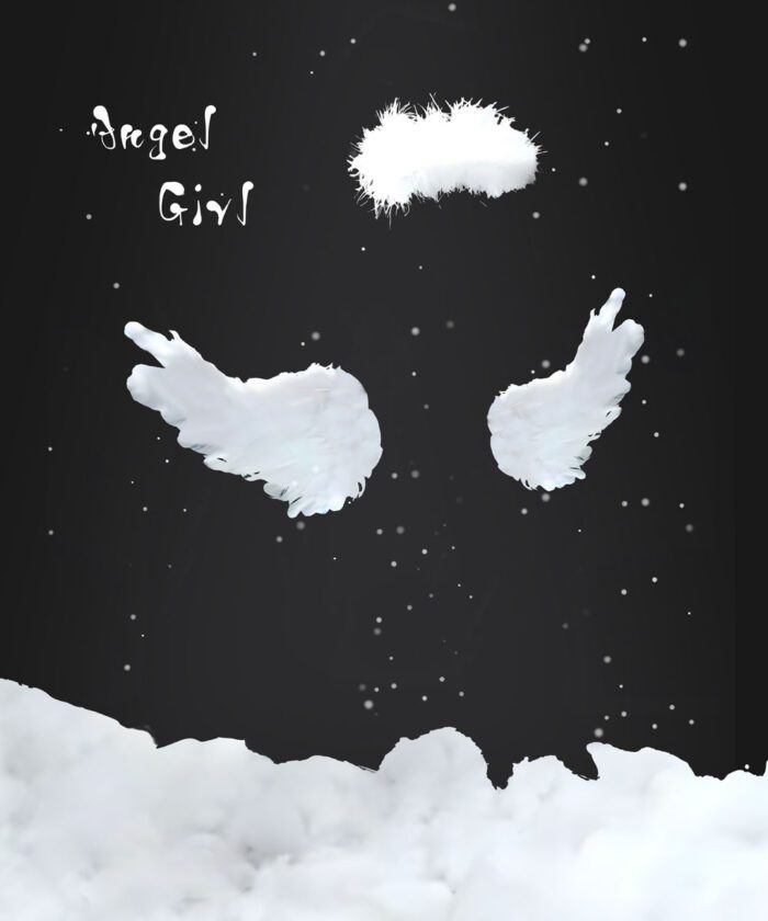 10 Mẫu Background Cánh Thiên Thần Nhỏ Ghép Ảnh Baby (PSD)