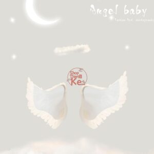 10 Background Thiên Thần Nhỏ Tone Màu Trắng Ngà Dễ Thương (PSD)