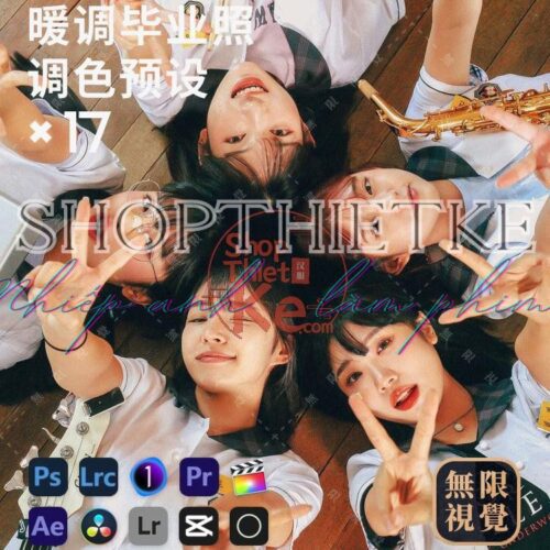 17 Preset Ảnh Tốt Nghiệp Trong Nhà – Màu Sáng Tự Nhiên, Cân Bằng Ánh Sáng (XMP/DNG/CUBE/COS)